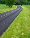 Springtime View of the Blue Ridge Parkway, Virginia, USA Royalty Free Stock Photo